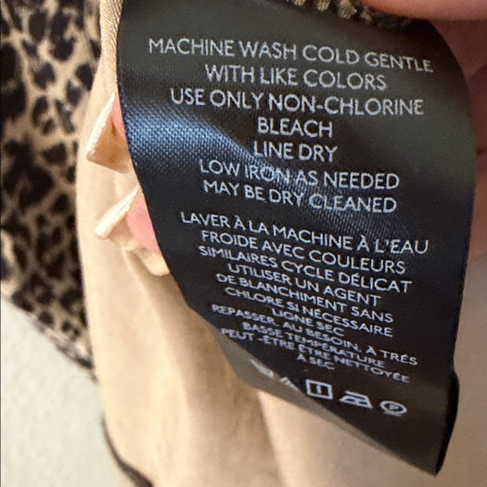 Anthropologie Brown Leopard Print Midi Dress - Picture 11 of 11